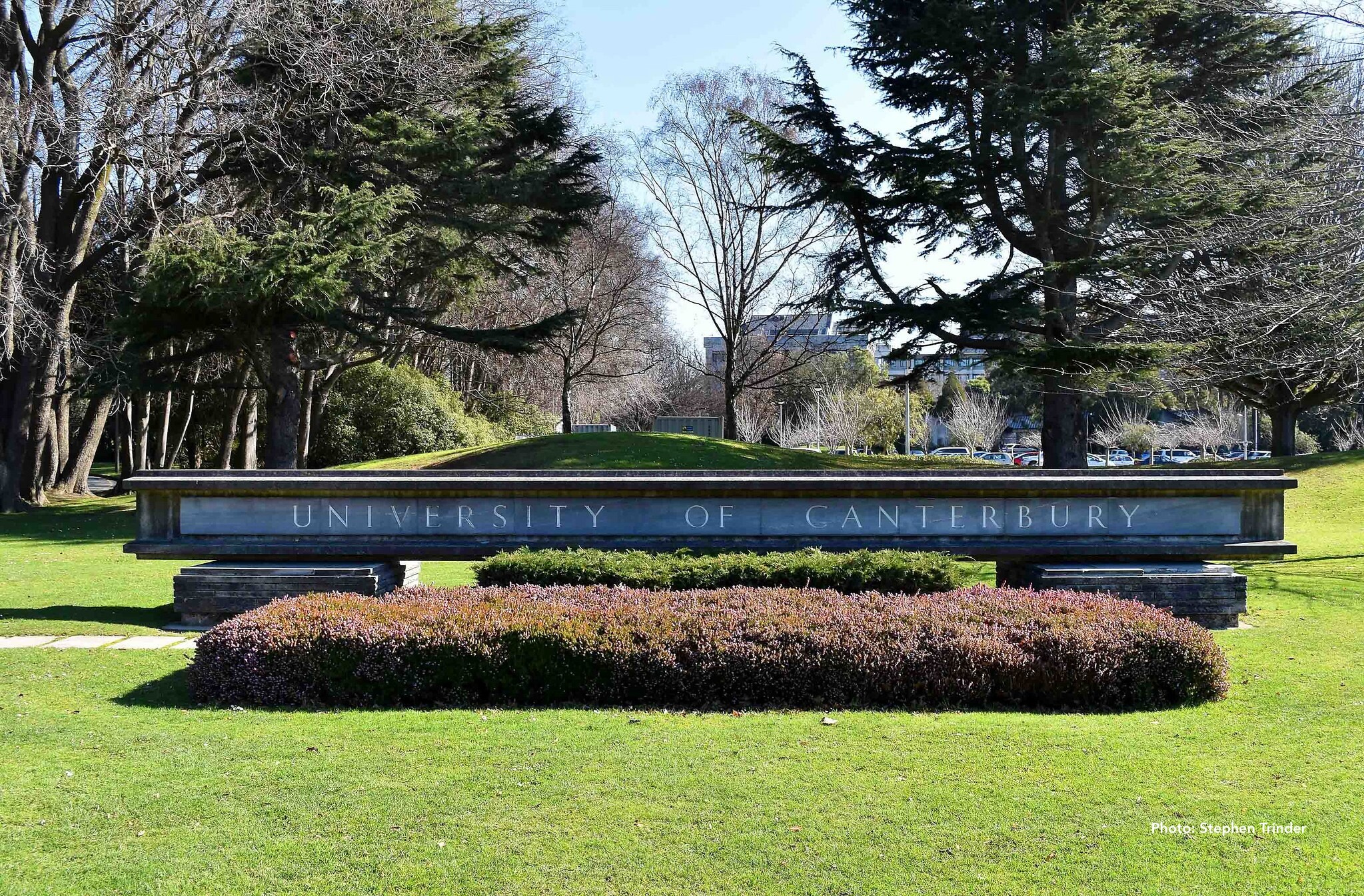 University of Canterbury, NZ sign